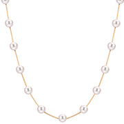 14KT Yellow Gold Freshwater Pearl Necklace