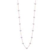 14KT Rose Gold Akoya Pearl Necklace