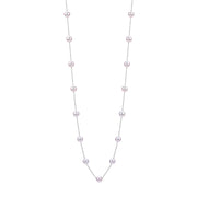 14KT White Gold Akoya Pearl Necklace