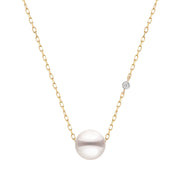 14KT Yellow Gold Akoya Pearl Necklace