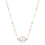 14KT Yellow Gold Akoya Pearl Necklace