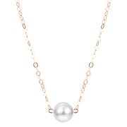 14KT Yellow Gold Akoya Pearl Necklace