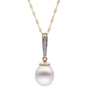 14KT Yellow Gold Freshwater Pearl Pendant