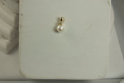 14KT White Gold Freshwater Pearl Pendant