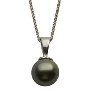 14KT White Gold Tahitian Pearl Pendant