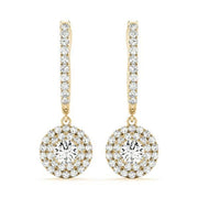 Halo Diamond Earring