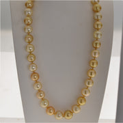 14KT White Gold Golden Sout Sea Pearl Necklace
