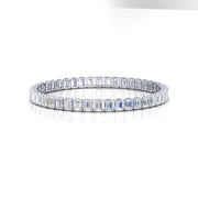 Samantha Emerald Cut Diamond Tennis Bracelet (17.00cttw.)