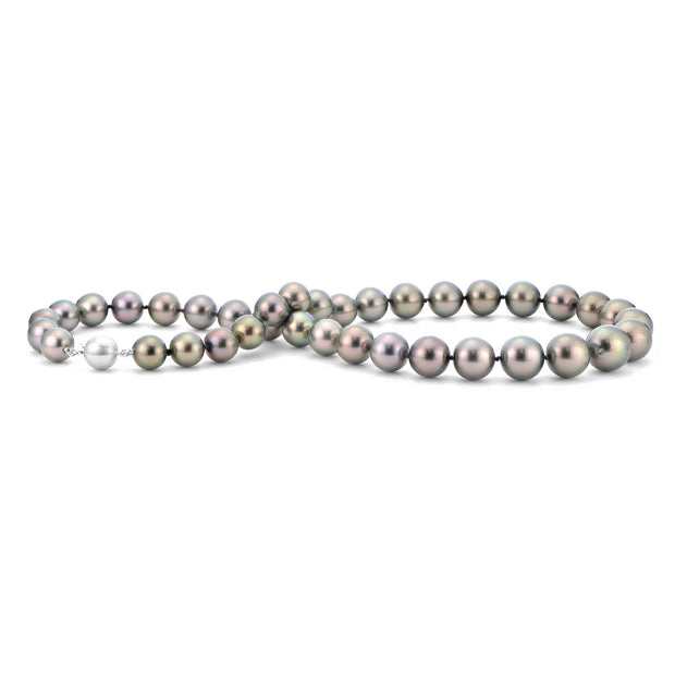 14KT White Gold Tahitian Pearl Necklace