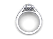 Polly Diamond Halo Engagement Ring (1.16cttw.)