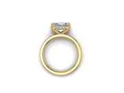 Kingdom Radiant Hidden Halo Radiant Cut Diamond Engagement Ring (3.10cttw.)