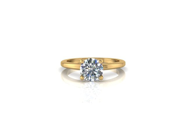 Enchant Secret Halo Solitaire Engagement Ring (1.43cttw.) – Princess ...