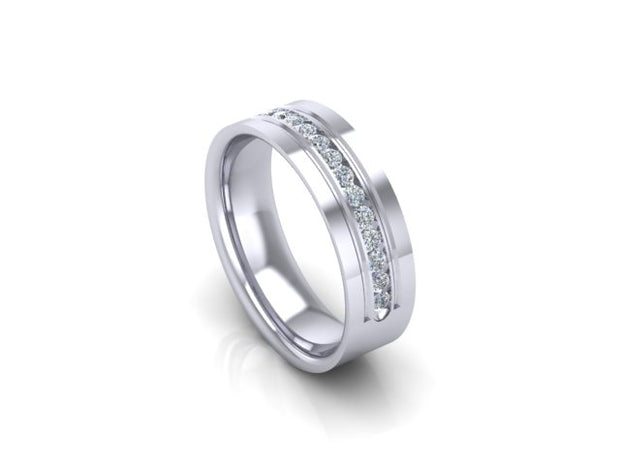 Forever Wide Channel-Set Diamond Band (0.76cttw.)