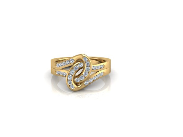 Entangle Intertwining Diamond Fashion Ring (0.87cttw.)