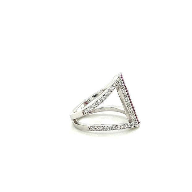 Rare Ruby & Diamond Fashion Ring (1.64cttw.)